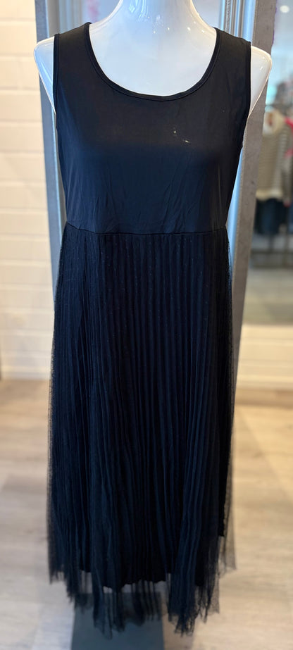 Trägerkleid Tüllkleid Punkte