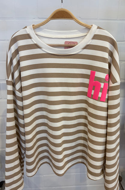 Sweatshirt "hi"