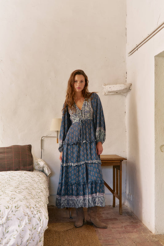 Nico Print Luciana Maxikleid