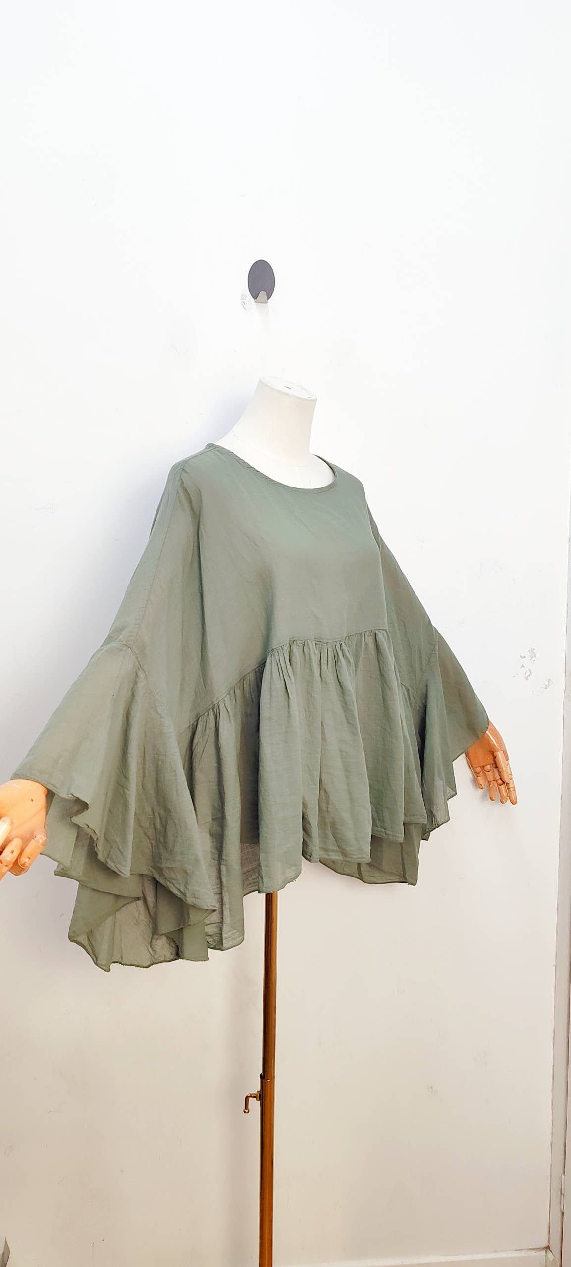 Bluse Oversized Fledermausärmel