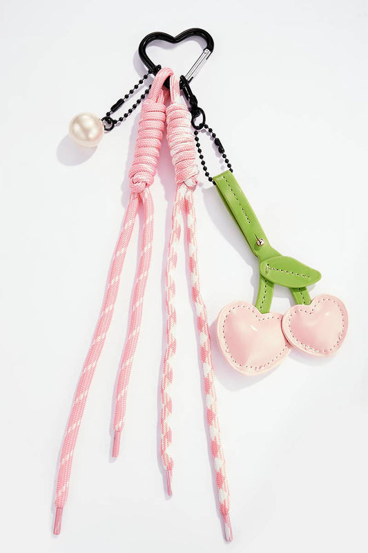 Taschenanhänger und Schlüsselanhänger Kirschen