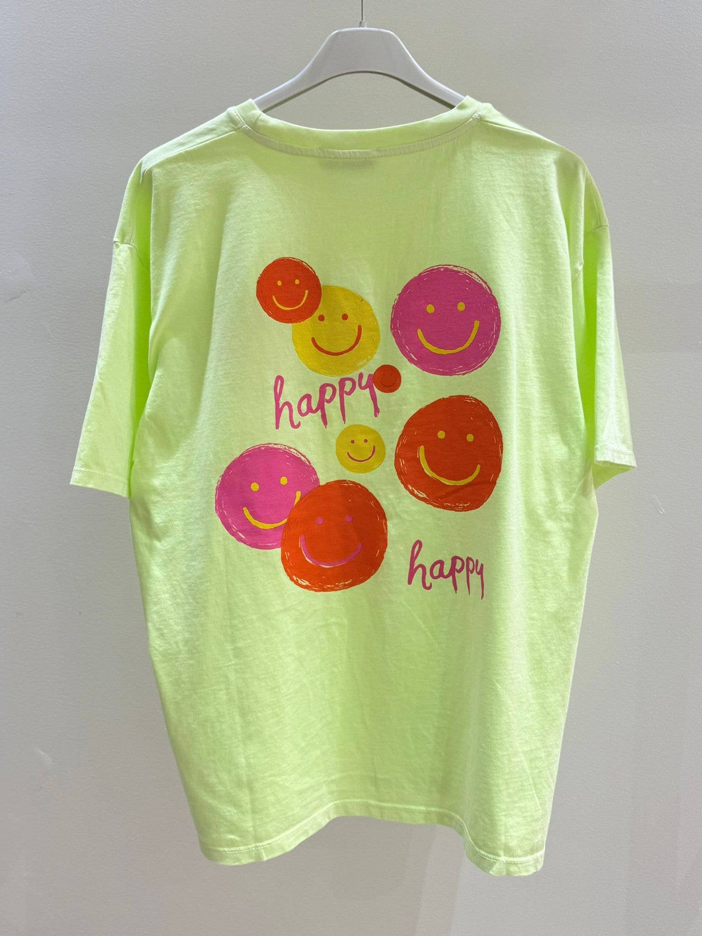Bedrucktes T‑Shirt Damen Smiley