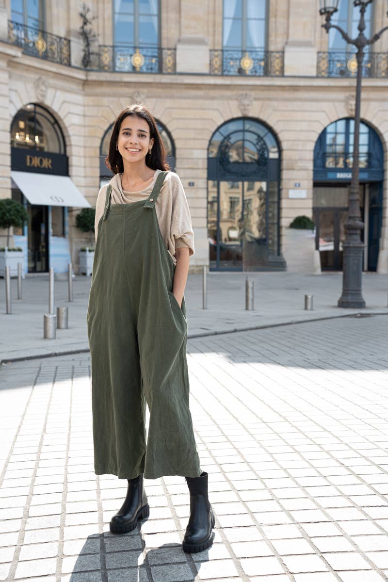 Damen-Cordlatzhose – Lässiger Stil