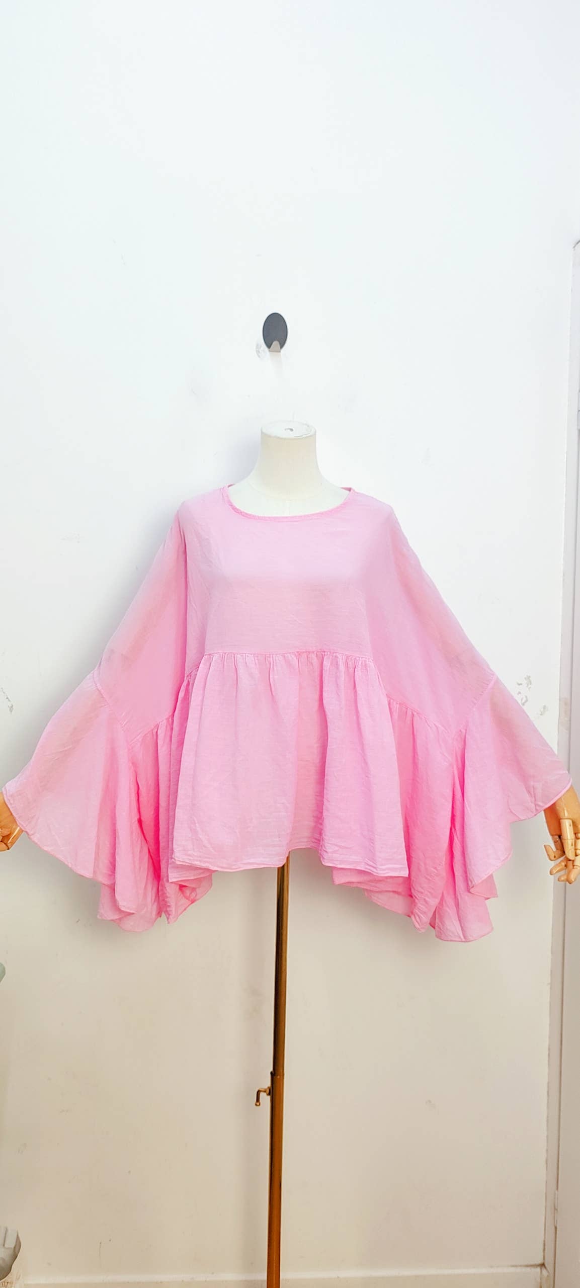 Bluse Oversized Fledermausärmel