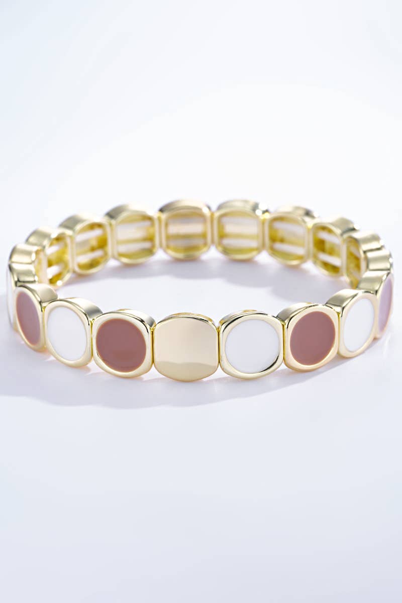 Buntes Armband mit Elastik