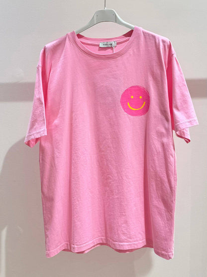 Bedrucktes T‑Shirt Damen Smiley
