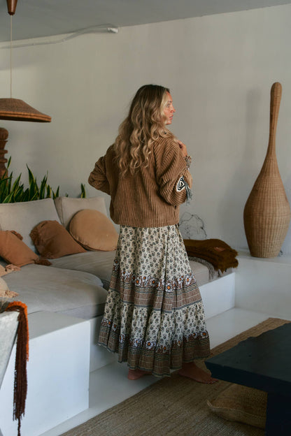 REVIVAL AKKORDJACKE TOFFEE