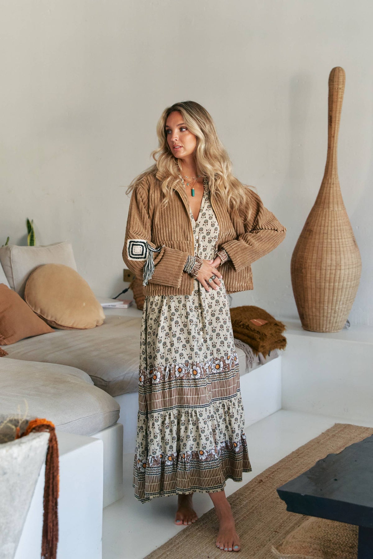 REVIVAL AKKORDJACKE TOFFEE