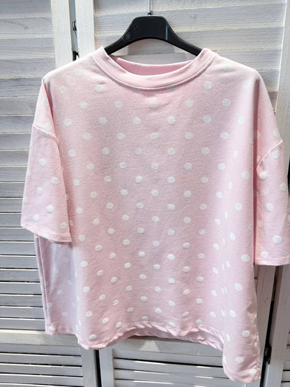 T‑Shirt mit Punkten