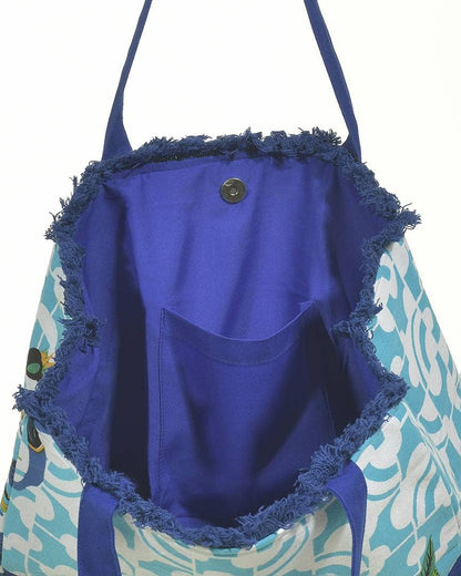Leinwandtasche Blau