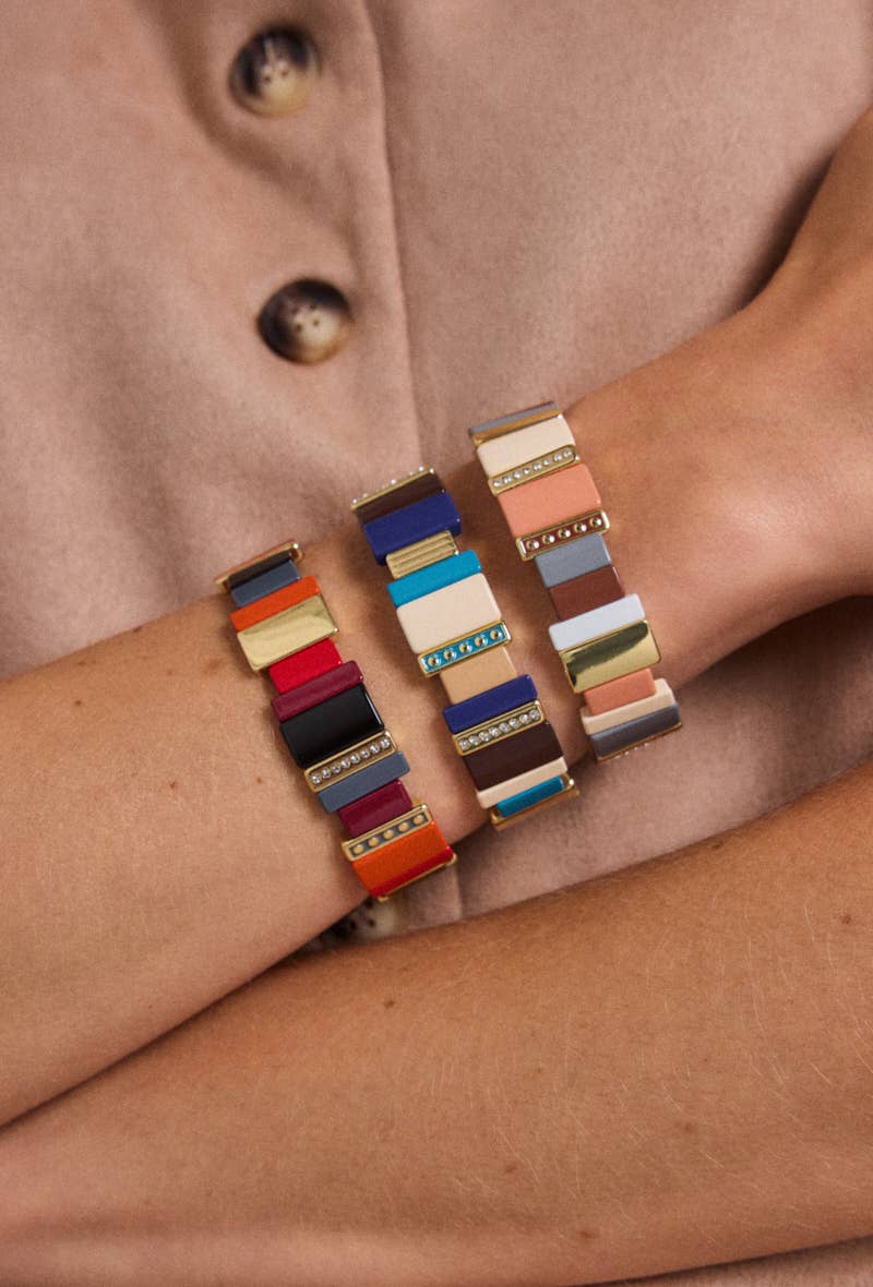 Asymmetrisches buntes Armband