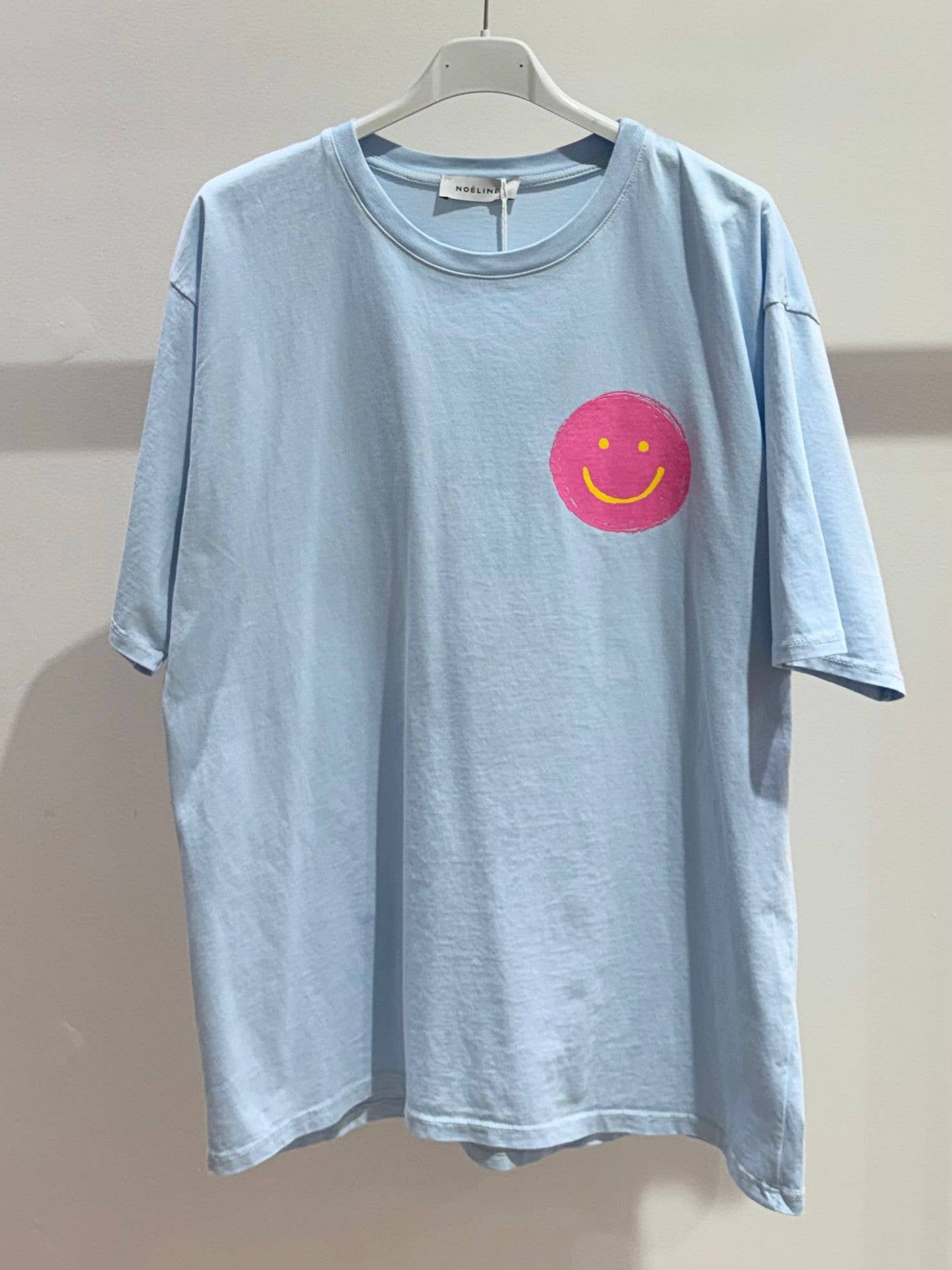 Bedrucktes T‑Shirt Damen Smiley
