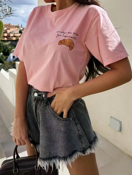Damen T-Shirt mit Aufdruck