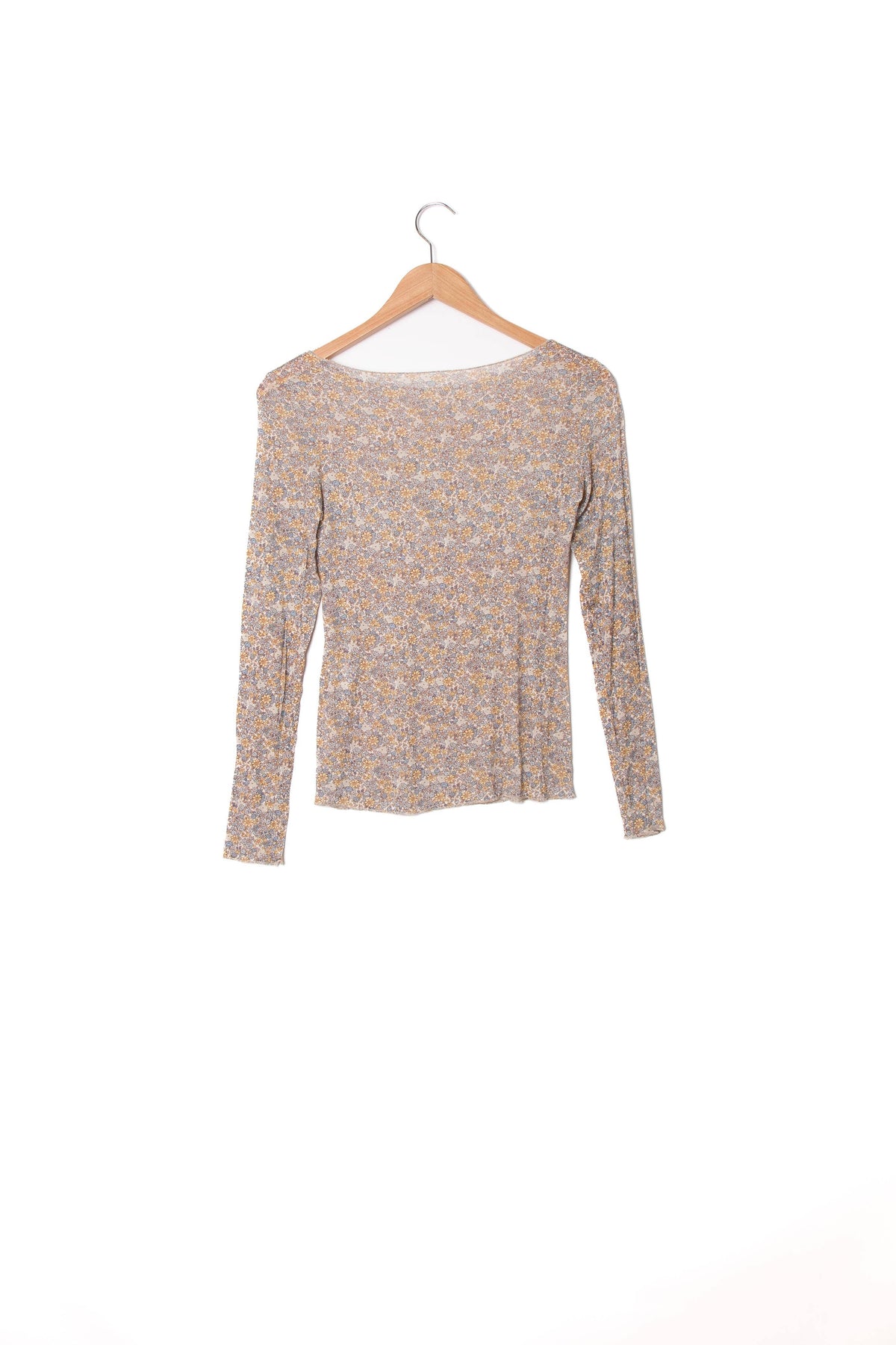 Große Größen Kaschmir-Top mit Liberty-Print