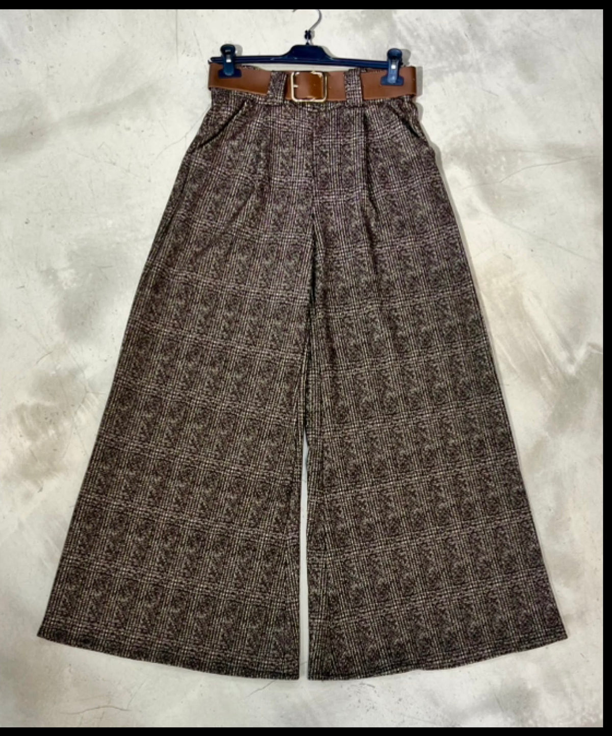 Weite Hose Schlupfhose kleine Bundfalte