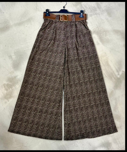 Weite Hose Schlupfhose kleine Bundfalte