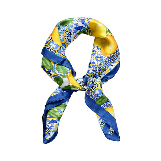 Vierecktuch - Zitrone