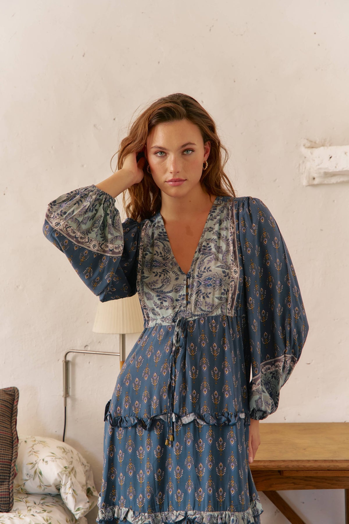 Nico Print Luciana Maxikleid