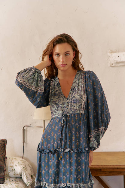 Nico Print Luciana Maxikleid