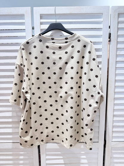 T‑Shirt mit Punkten