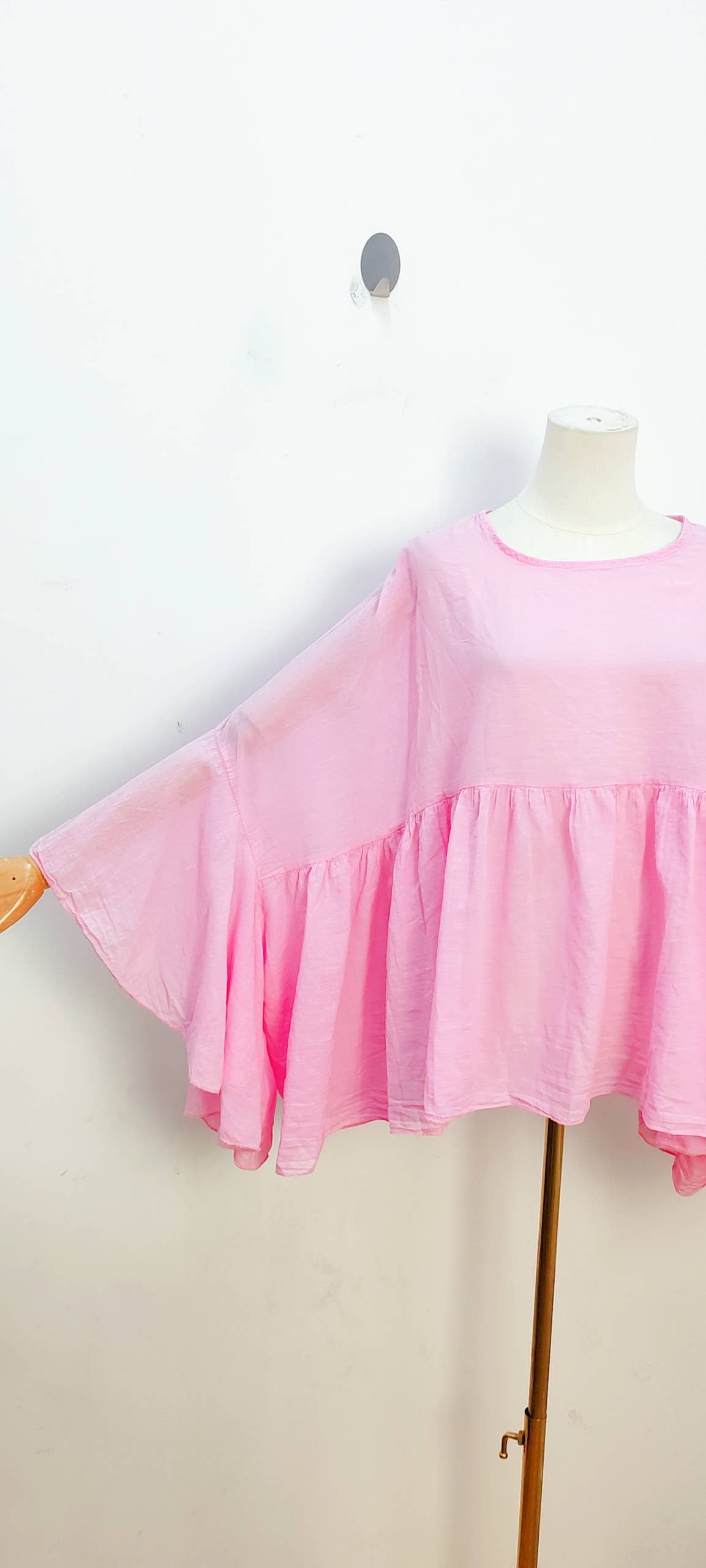 Bluse Oversized Fledermausärmel