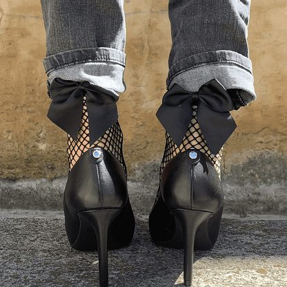 Chloé Netzsocken mit Schleife