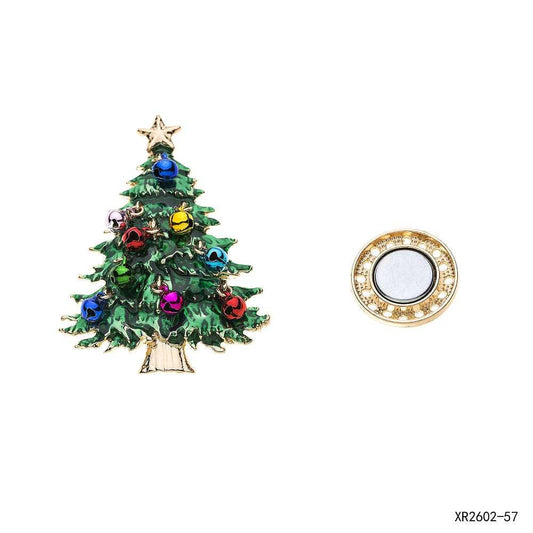 Brosche Magnetbrosche - Weihnachtsbaum